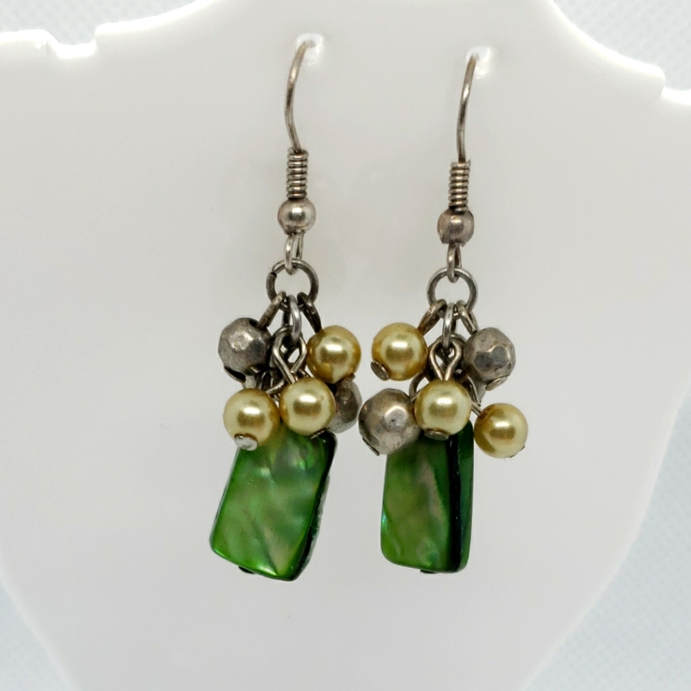 Vintage dangling hook earrings